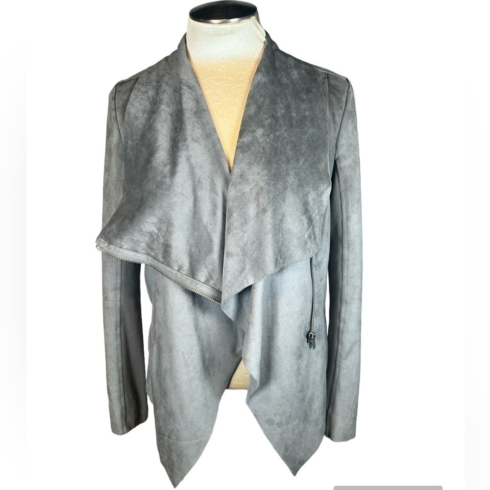 Vigoss faux suede motorcycle jacket S